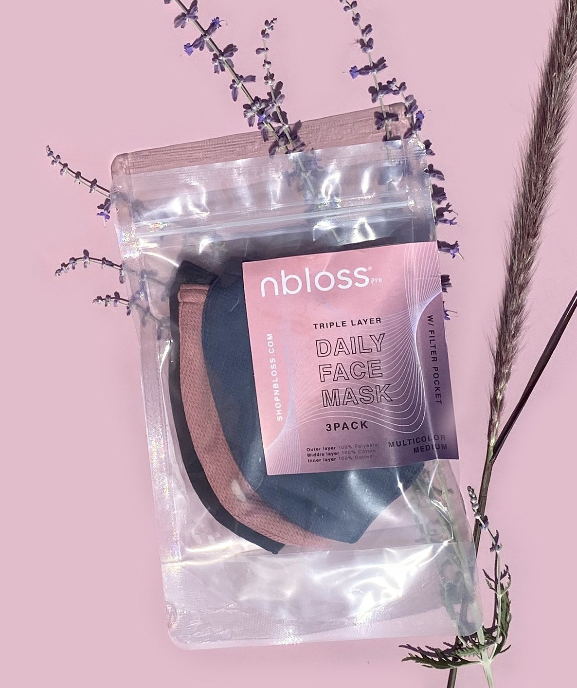 Fall Collection 3-Pack Daily Face Mask - NBLOSS